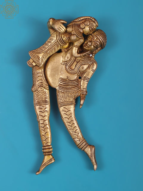 Brass Amorous Couple Nut Cutter | Handmade