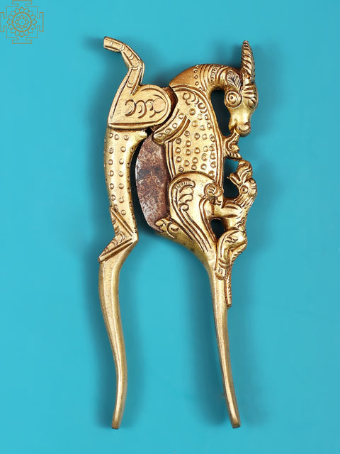 Brass Mythical Nut Cutter | Handmade