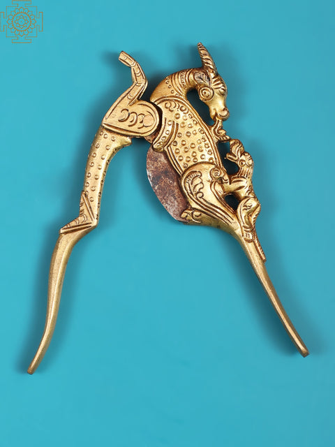 Brass Mythical Nut Cutter | Handmade