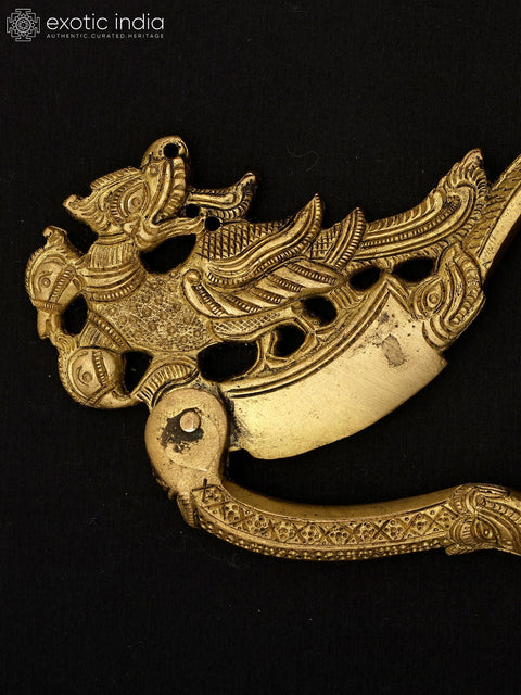 Brass Dragon Design Nut Cutter | Handmade