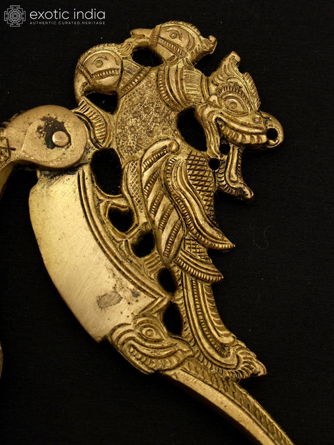 Brass Dragon Design Nut Cutter | Handmade