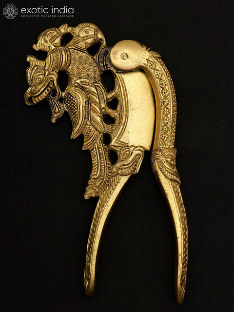 Brass Dragon Design Nut Cutter | Handmade
