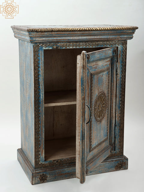 30" Vintage Wooden Cabinet | Handmade