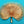 9" Elephant Palm Leaf Design Brass Platter | Handmade