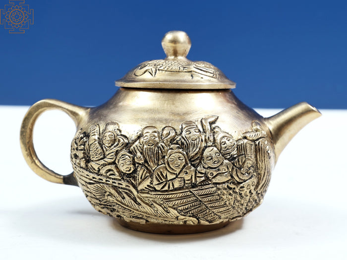 3" Handmade Brass Tibetan Feng Shui Vastu Incense Burner