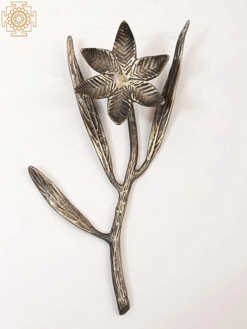 8" Floral Design Decorative Candle Holder | Handmade