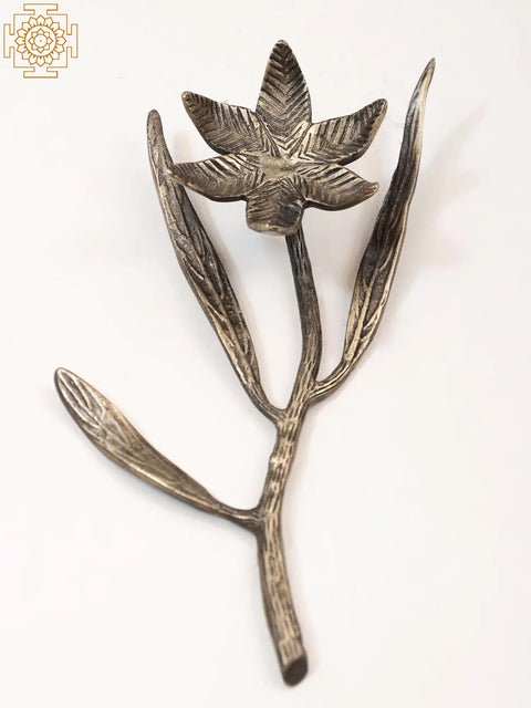 8" Floral Design Decorative Candle Holder | Handmade