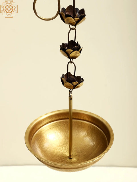 6" Decorative Hanging Urli for Incense | Handmade