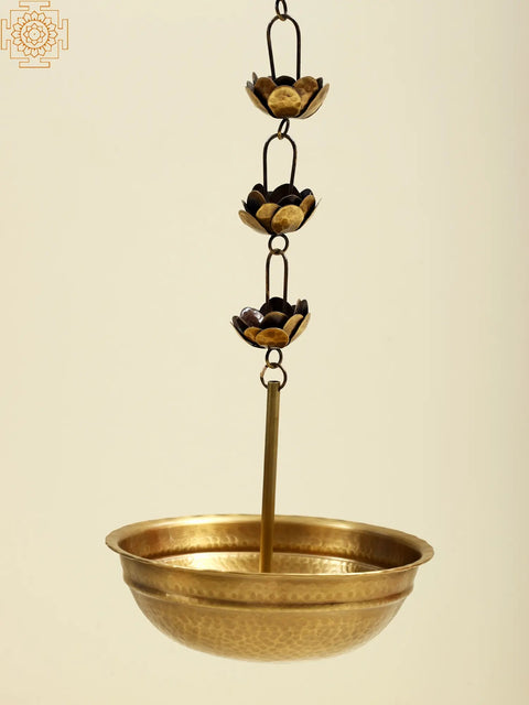 6" Decorative Hanging Urli for Incense | Handmade