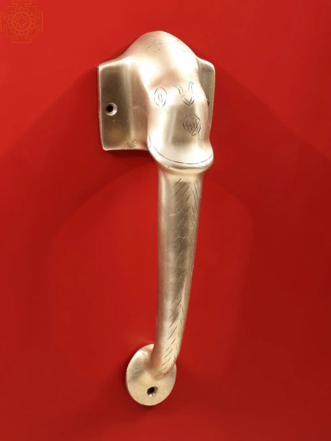 Brass Elephant Door Handle | Handmade | Multiple Sizes