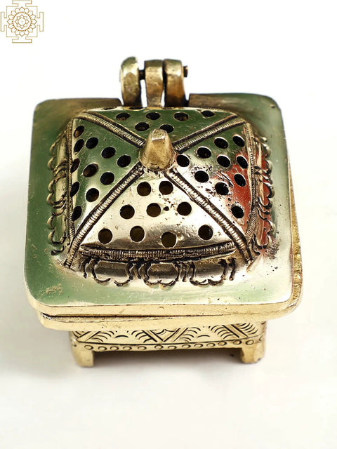 2" Small Brass Incense Burner | Handmade