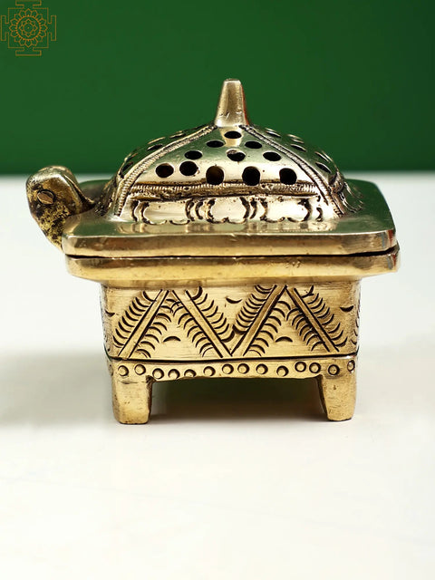 2" Small Brass Incense Burner | Handmade