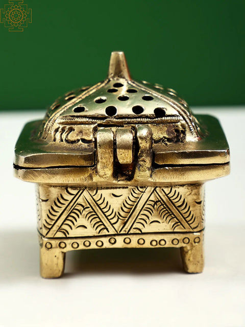 2" Small Brass Incense Burner | Handmade