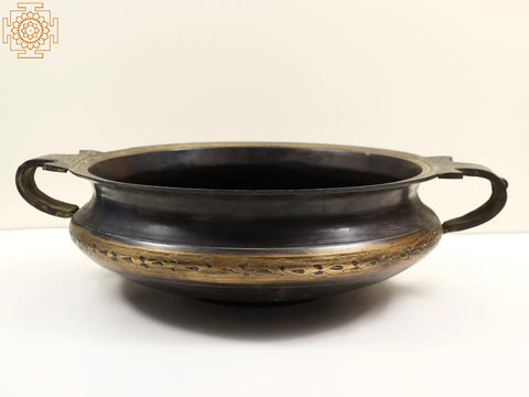 21" Brass Decorative Urli | Handmade