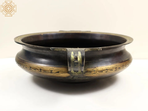 21" Brass Decorative Urli | Handmade