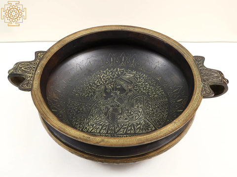 21" Brass Decorative Urli | Handmade
