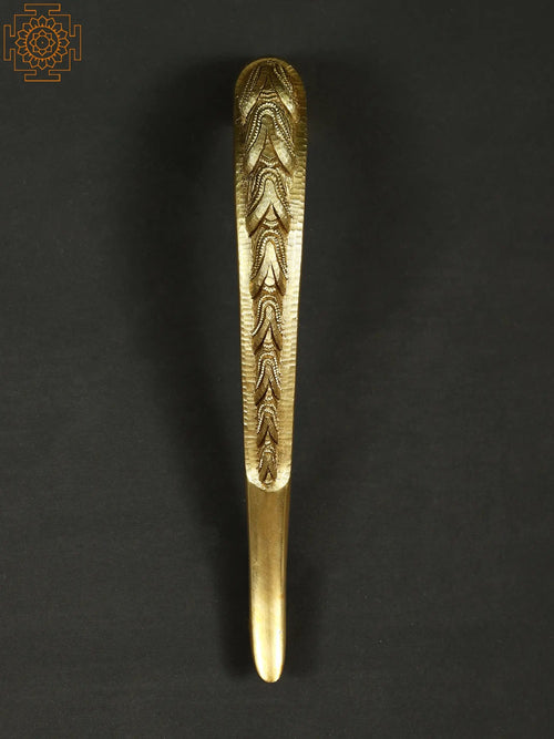 11" Brass Main Door Handle for Home Decor