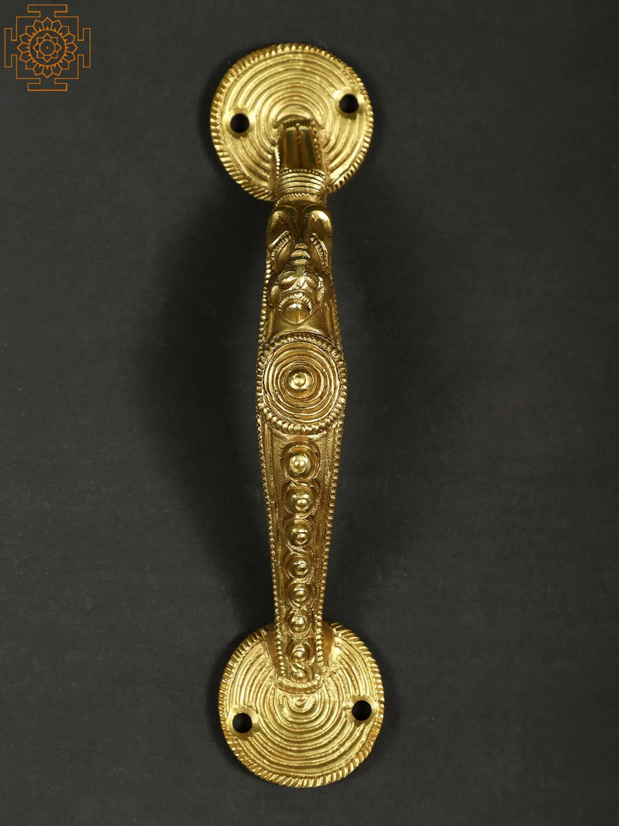 7" Brass Door Handle for Home Decor