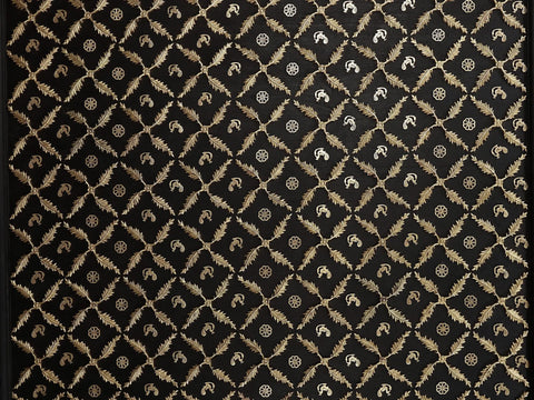 72" Wood and Brass Decorative Ceiling