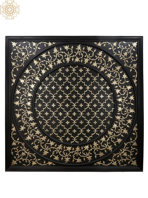 72" Islamic Wooden Roof Panel Wall Decor