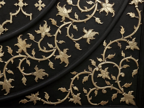 72" Islamic Wooden Roof Panel | Wall Decor
