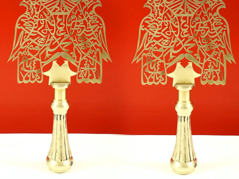 20" Couple of Falcon Design Alam (Pair) | Handmade