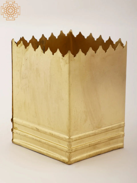 4" Small Brass Tulsi Planter