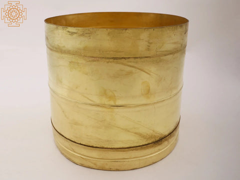 9" Brass Storage Container