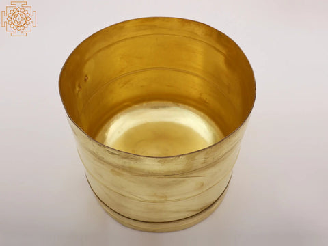 9" Brass Storage Container