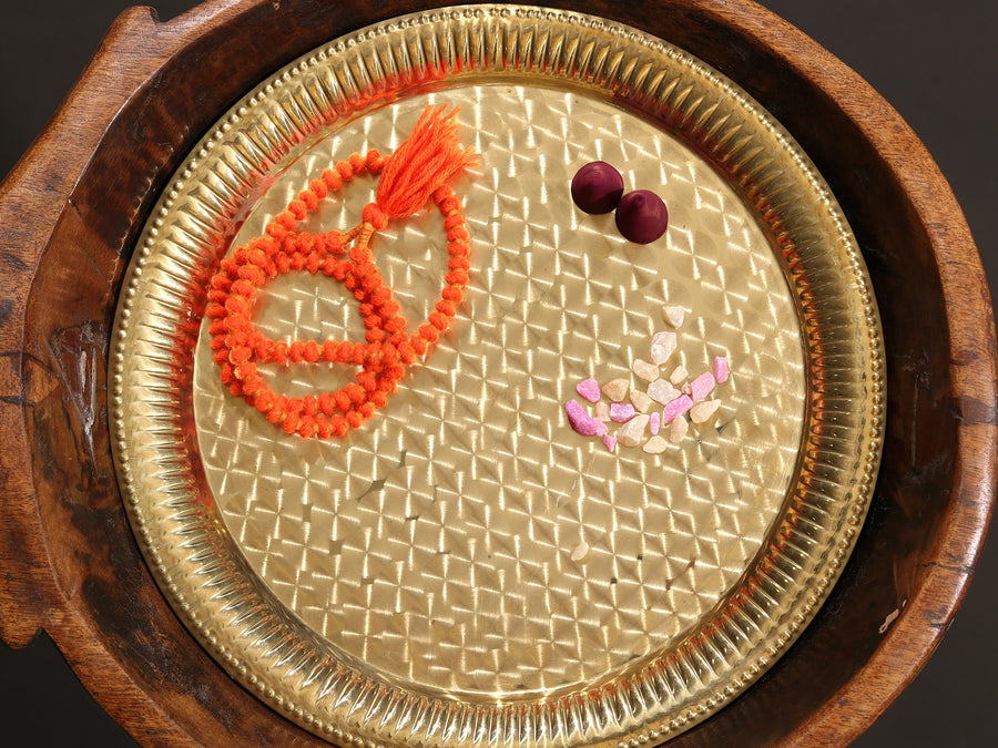 Brass Designer Plate for Home Decor