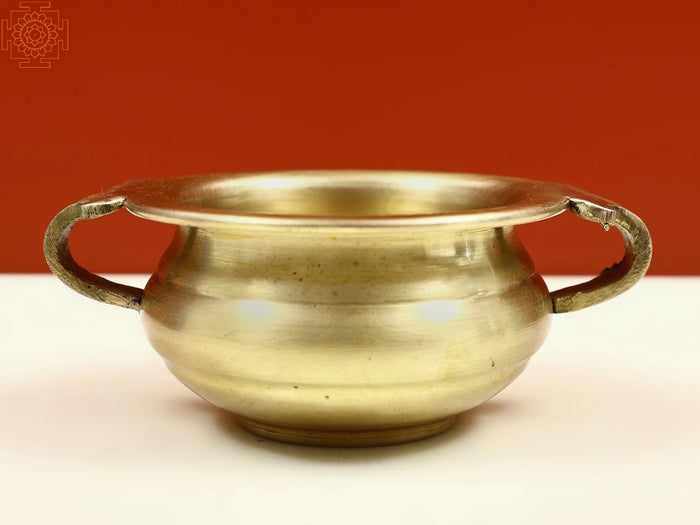 5" Brass Urli Bowl for Home Decor