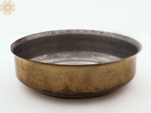 6" Brass Vintage Bowl for Dining and Kitchen