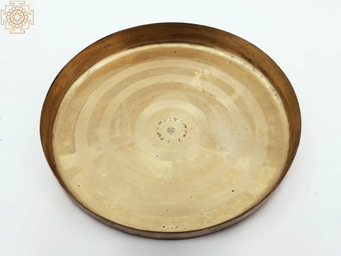 Brass Thali | Indian Traditional Culinary Item