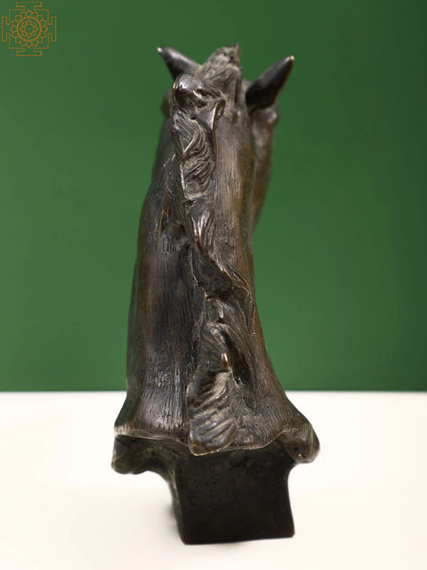 8" Brass Decorative Horse Head