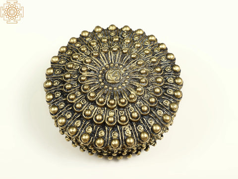 Brass Kumkum Box