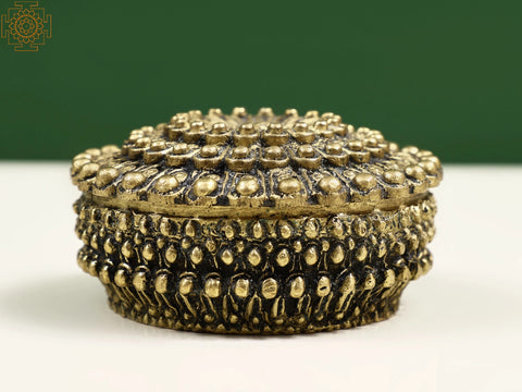 Brass Kumkum Box