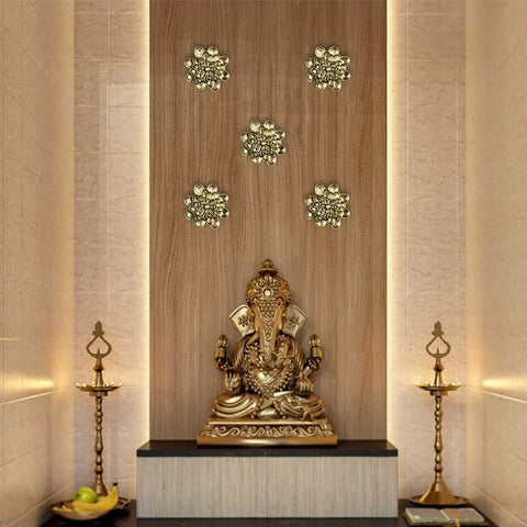 Flower Brass Wall Hanging