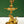 12" Brass Peacock Lamp