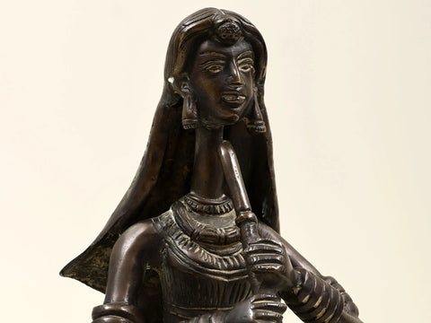 10" Brass Musical Ladies Set