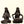 10" Brass Musical Ladies Set