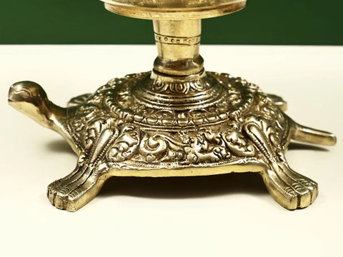 Brass Urli on Tortoise