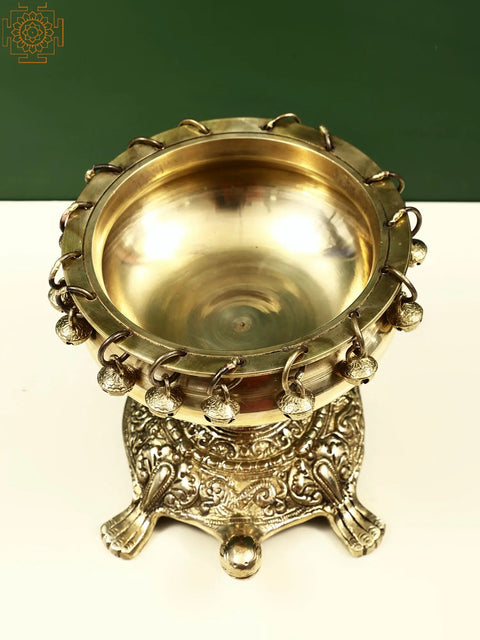 Brass Urli on Tortoise