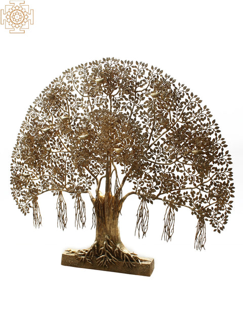 65" Brass Super Large Tree of Life