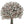 23" Brass Tree Wall Mounted with Inlay Work