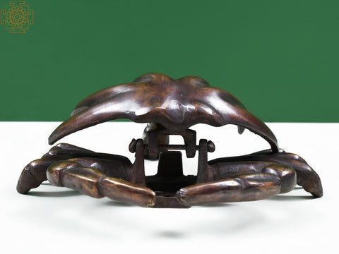7" Brass Crab Door Knocker