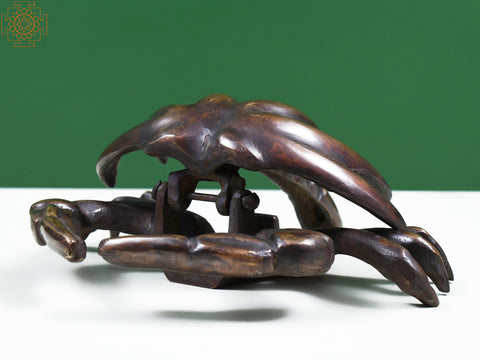 7" Brass Crab Door Knocker