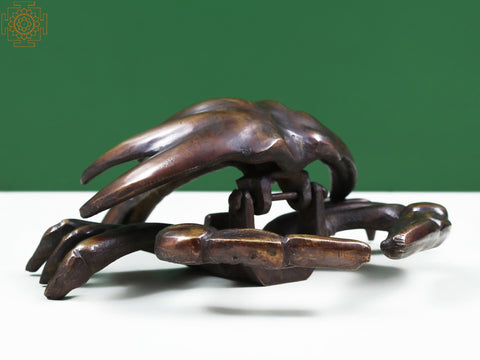 7" Brass Crab Door Knocker