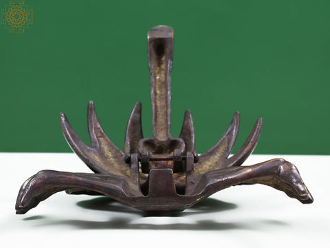 7" Brass Crab Door Knocker