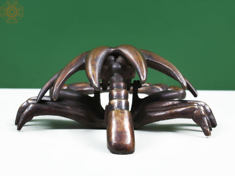 7" Brass Crab Door Knocker