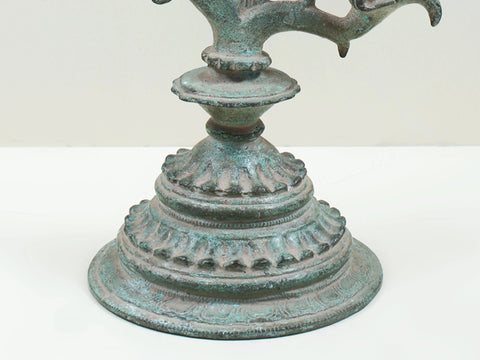 12" Brass Horse Candle Stand